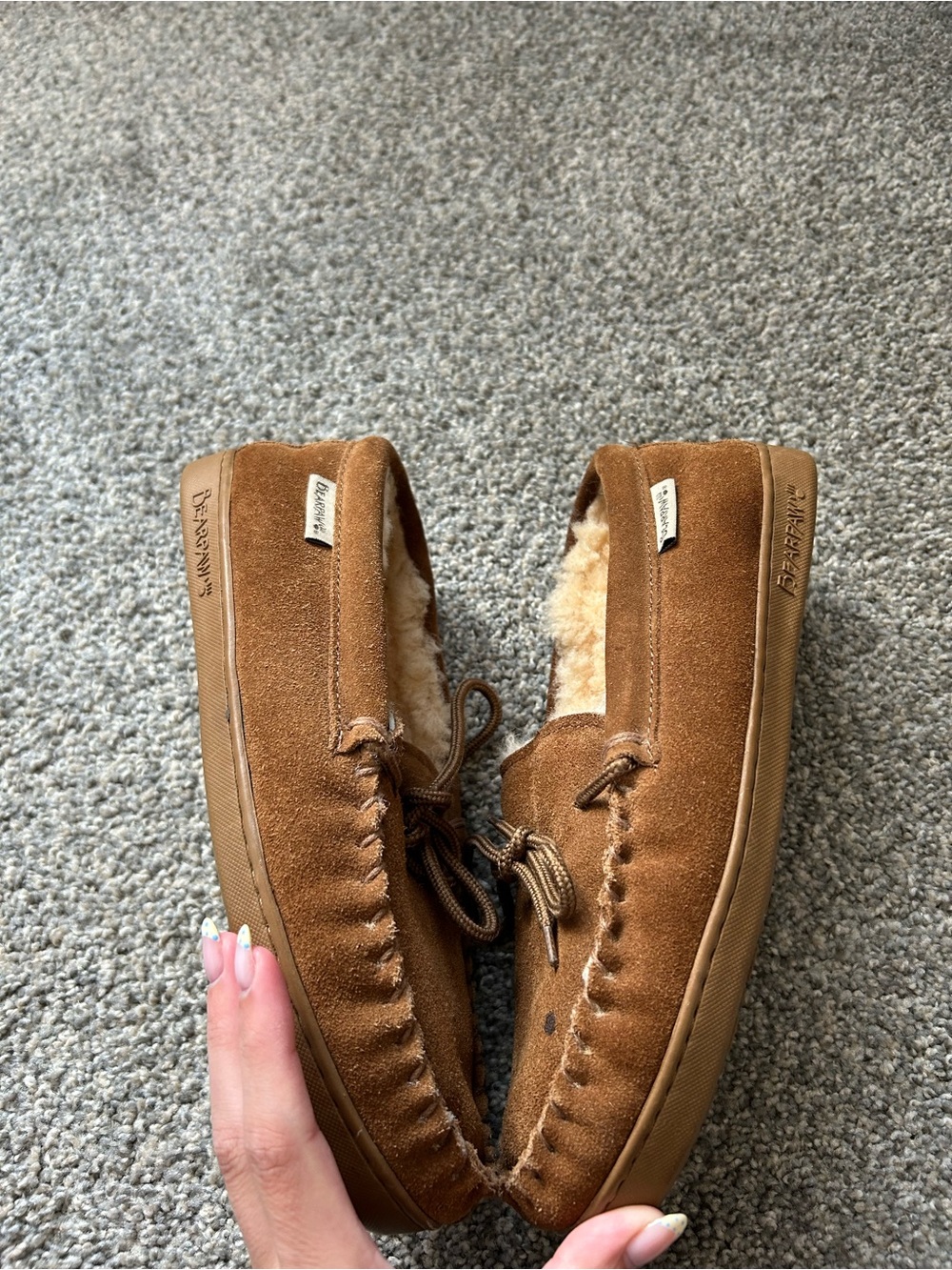 BearPaw Men’s Moc II Hickory size 10 - Picture 3 of 6